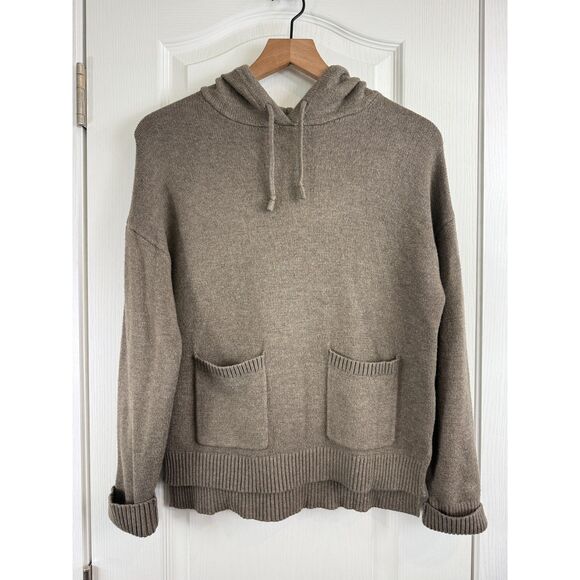 A New Day Women's Brown Hooded Sweater Viscose Polyester Nylon Size S Small - Picture 1 of 9